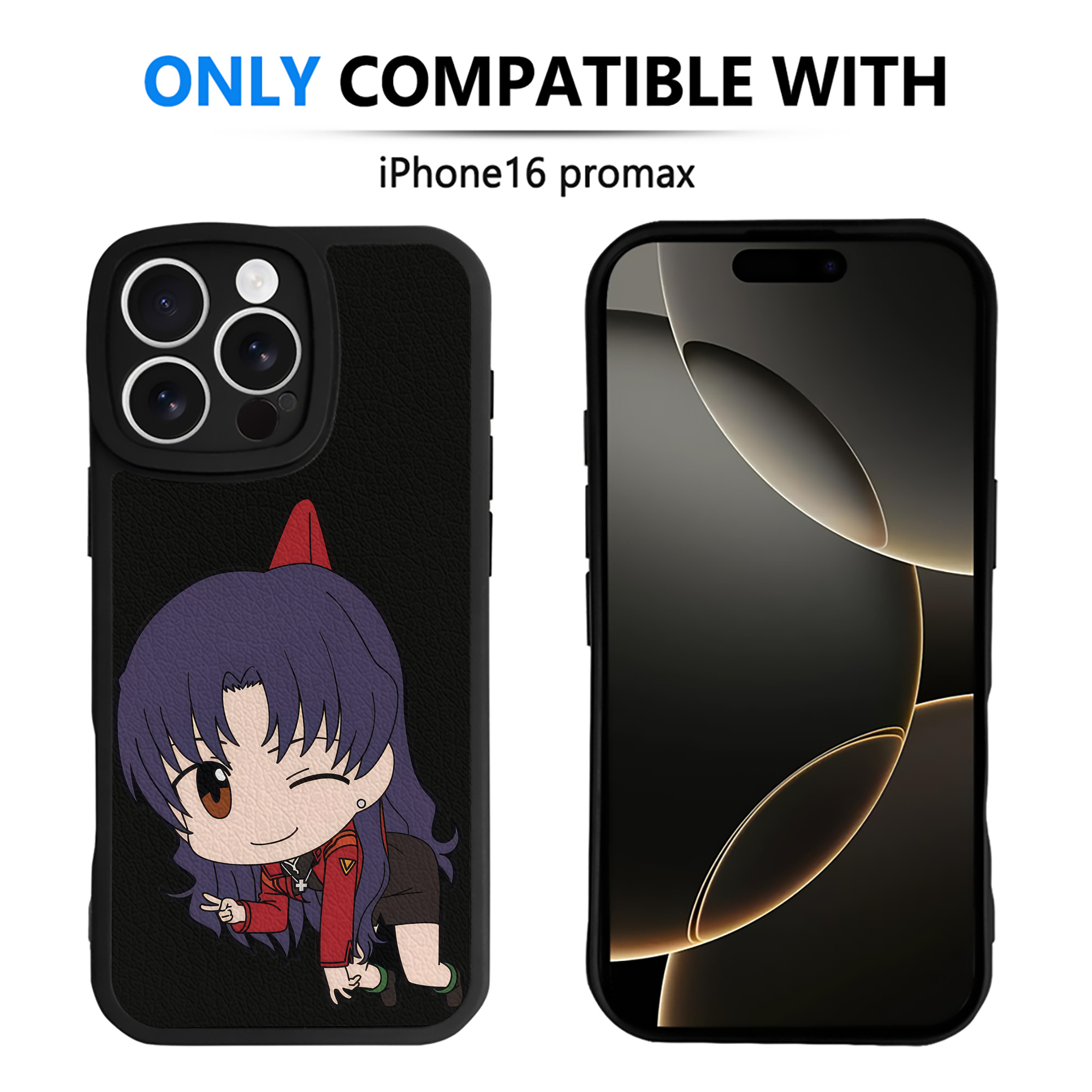 （画像用） EVA 新世紀エヴァンゲリオン 【iPhone 16シリーズ対応】シリコンスマホケース（レザー調） 材質：シリコン